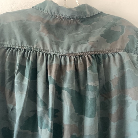 TRIBAL JEANS  Women Long Sleeve Button-Down  Camo Shirt Size Large - Picture 6 of 12